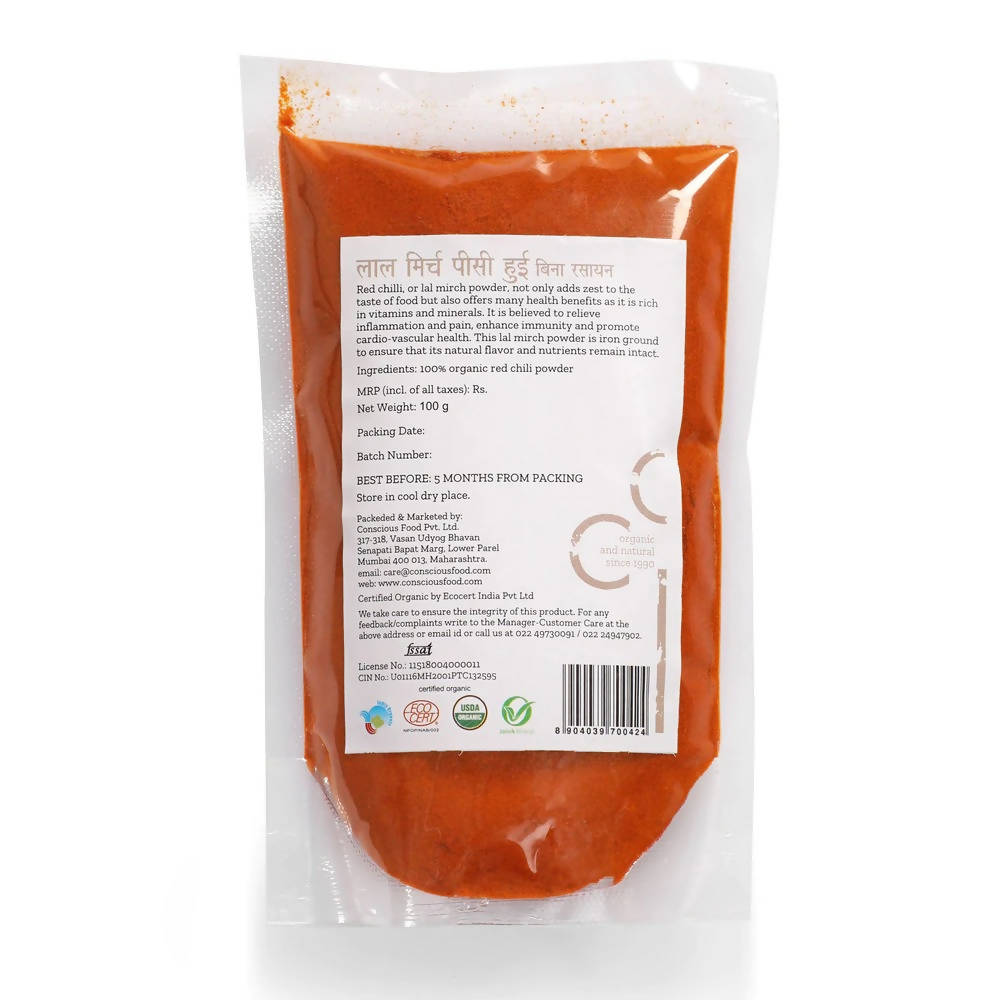 Conscious Food Red Chilli Powder 