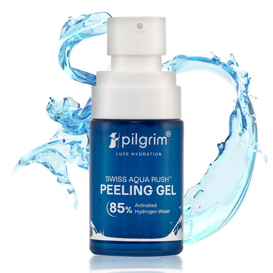 Pilgrim wiss Aqua Rush Peeling Gel Pentavitin & Activated Hydrogen Water for Face - Grab2buy