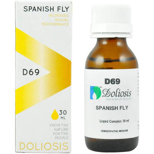 Doliosis Homeopathy D69 Spanish Fly Drops 