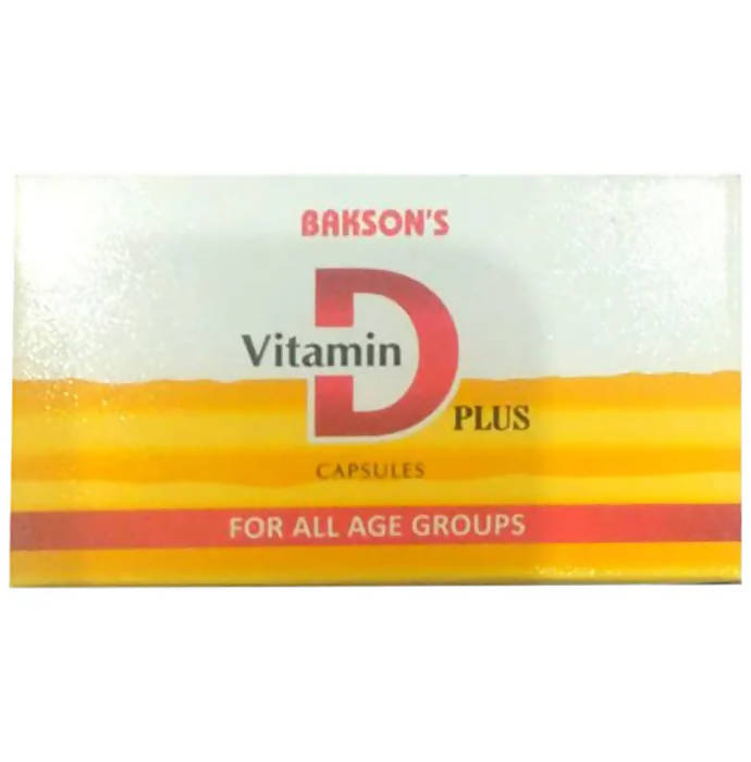 Bakson's Homeopathy Vitamin D Plus Capsules 