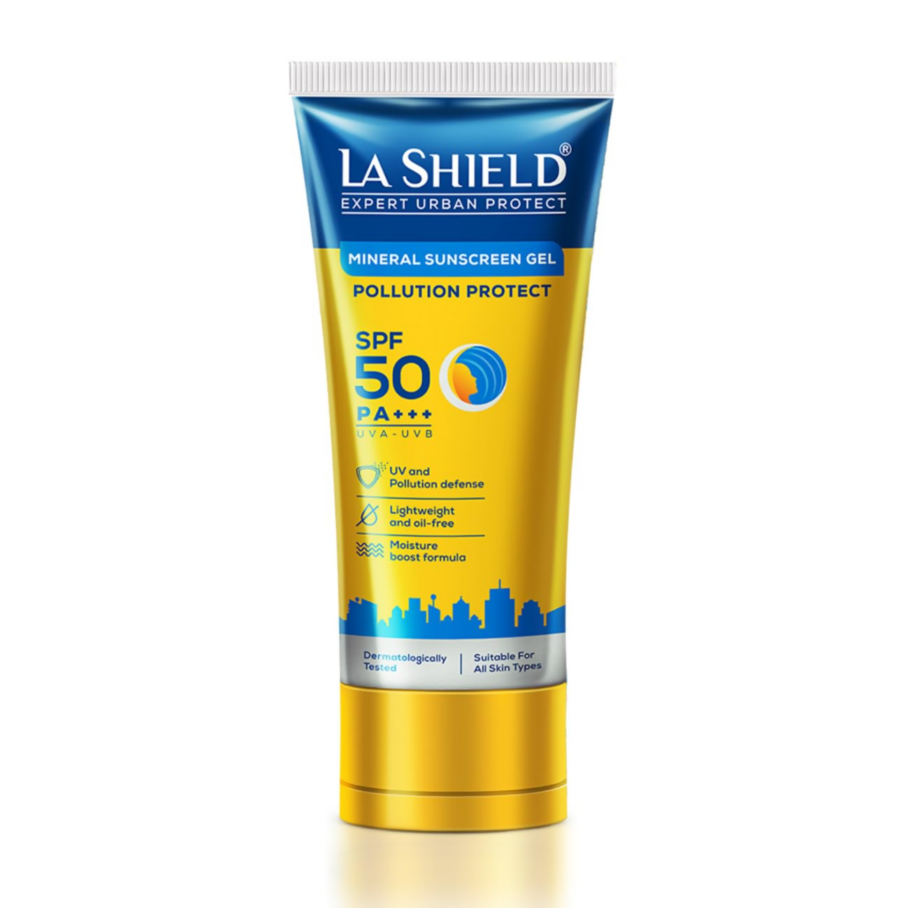 La Shield Pollution Protect SPF 50 Mineral Sunscreen Gel 