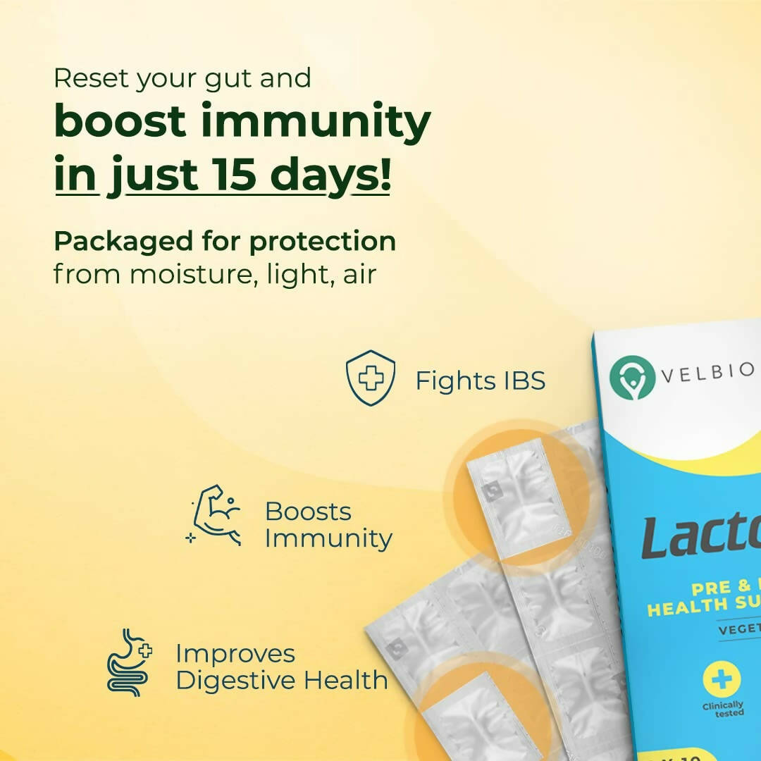 Velbiom Lactogut Probiotics Capsules - Grab2buy