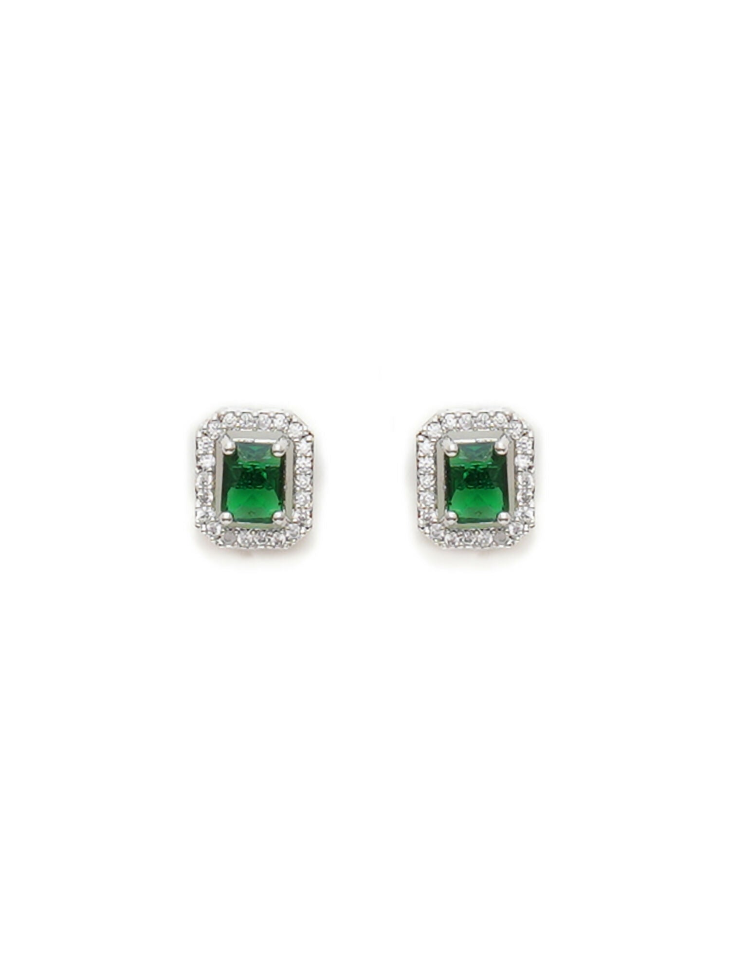 stone stud (green) - Ruby Raang