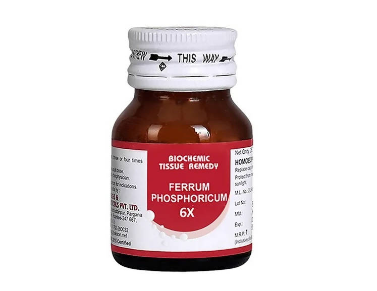 Bakson's Homeopathy Ferrum Phosphoricum Biochemic Tablets 