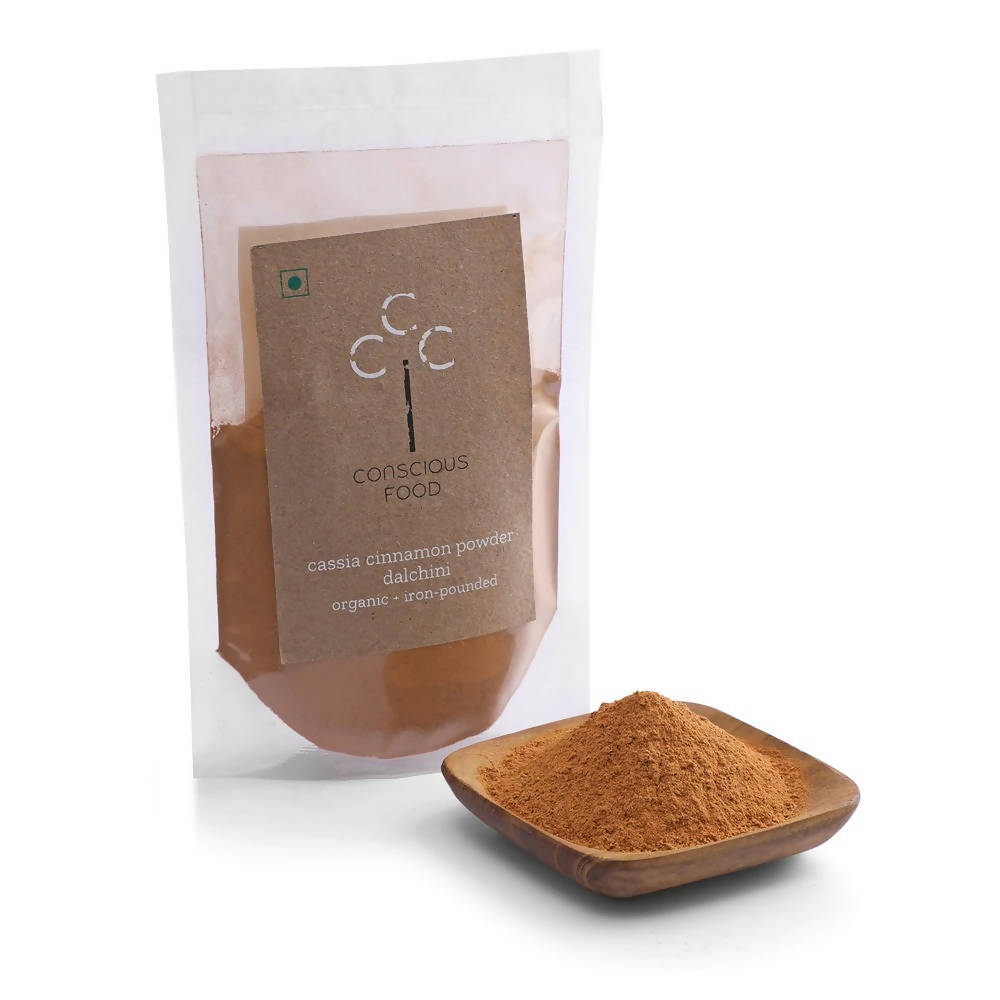 Conscious Food Organic Cinnamon Powder (Dal Chini) 