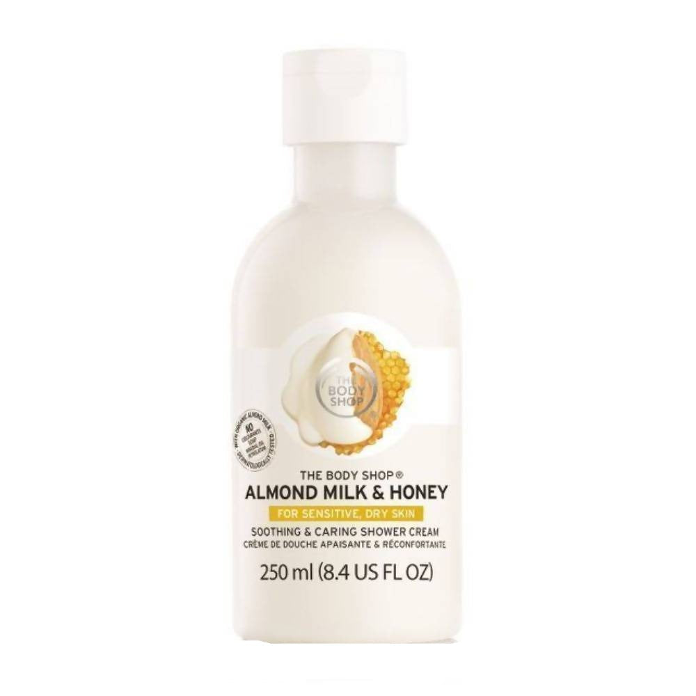 The Body Shop Almond Milk & Honey Soothing & Caring Shower Cream  Grab2Buy The Body Shop Grab2Buy
