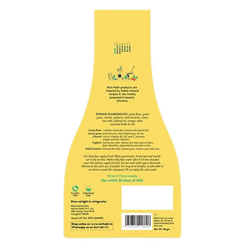 Nat Habit Sweet Orange Fresh Daily Ubtan - Grab2buy