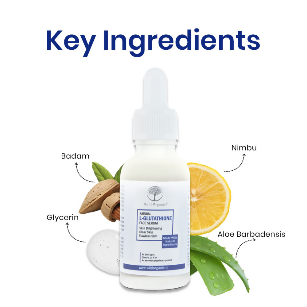 Wild Organic Natural Face Serum L- Glutathione  Grab2Buy Wild Organic Grab2Buy
