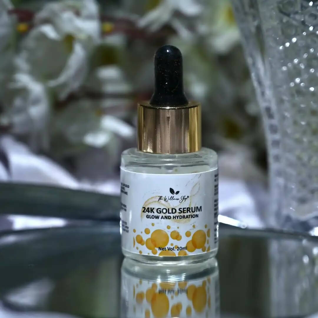 The Wellness Shop 24k Gold Serum for Glow and Hydration  Grab2Buy The Wellness Shop Grab2Buy
