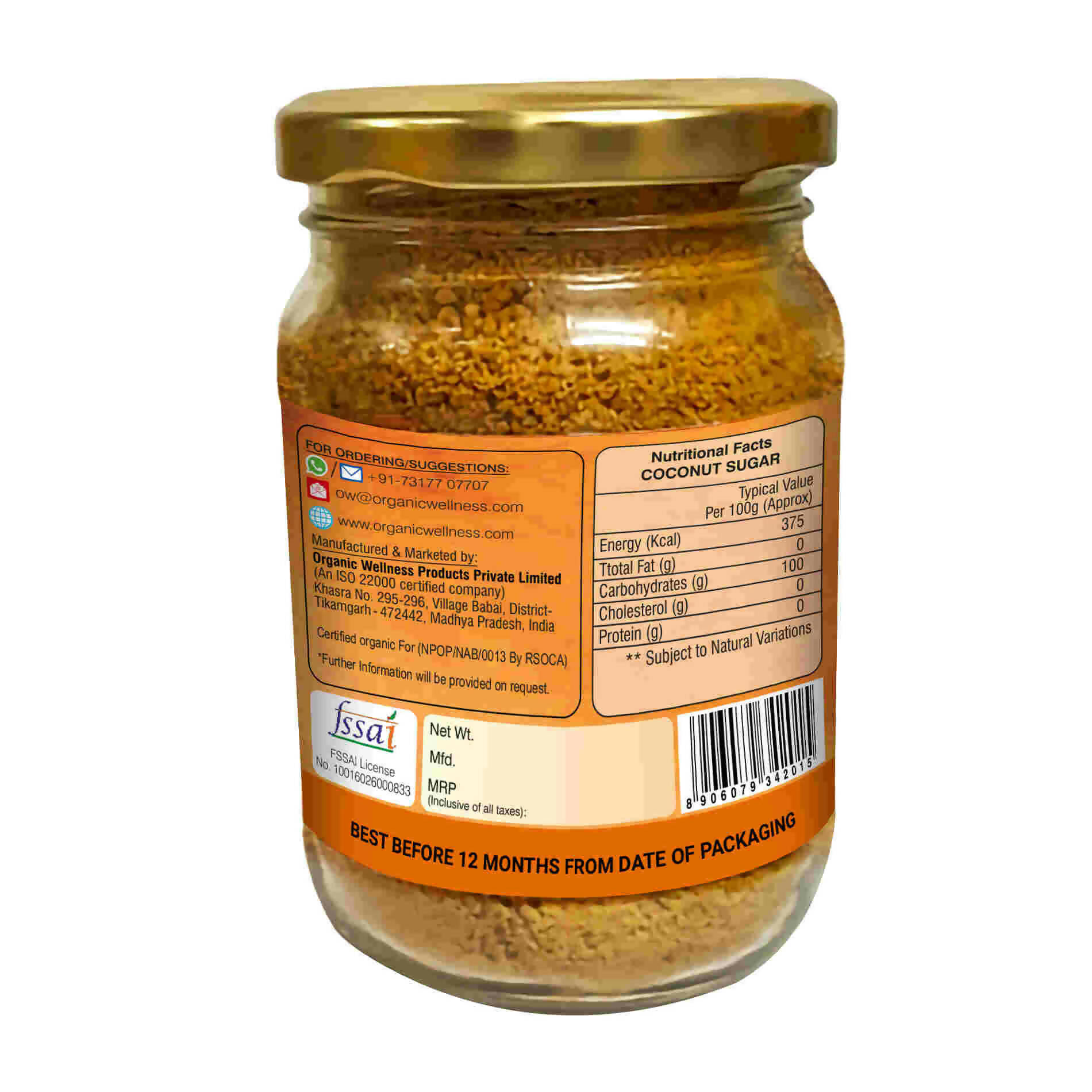 Organic Wellness Coconut Sugar - Grab2buy