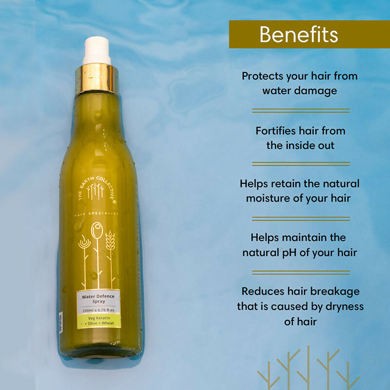 The Earth Collective Pre Swim Water Defence Hair Spray  Grab2Buy The Earth Collective Grab2Buy