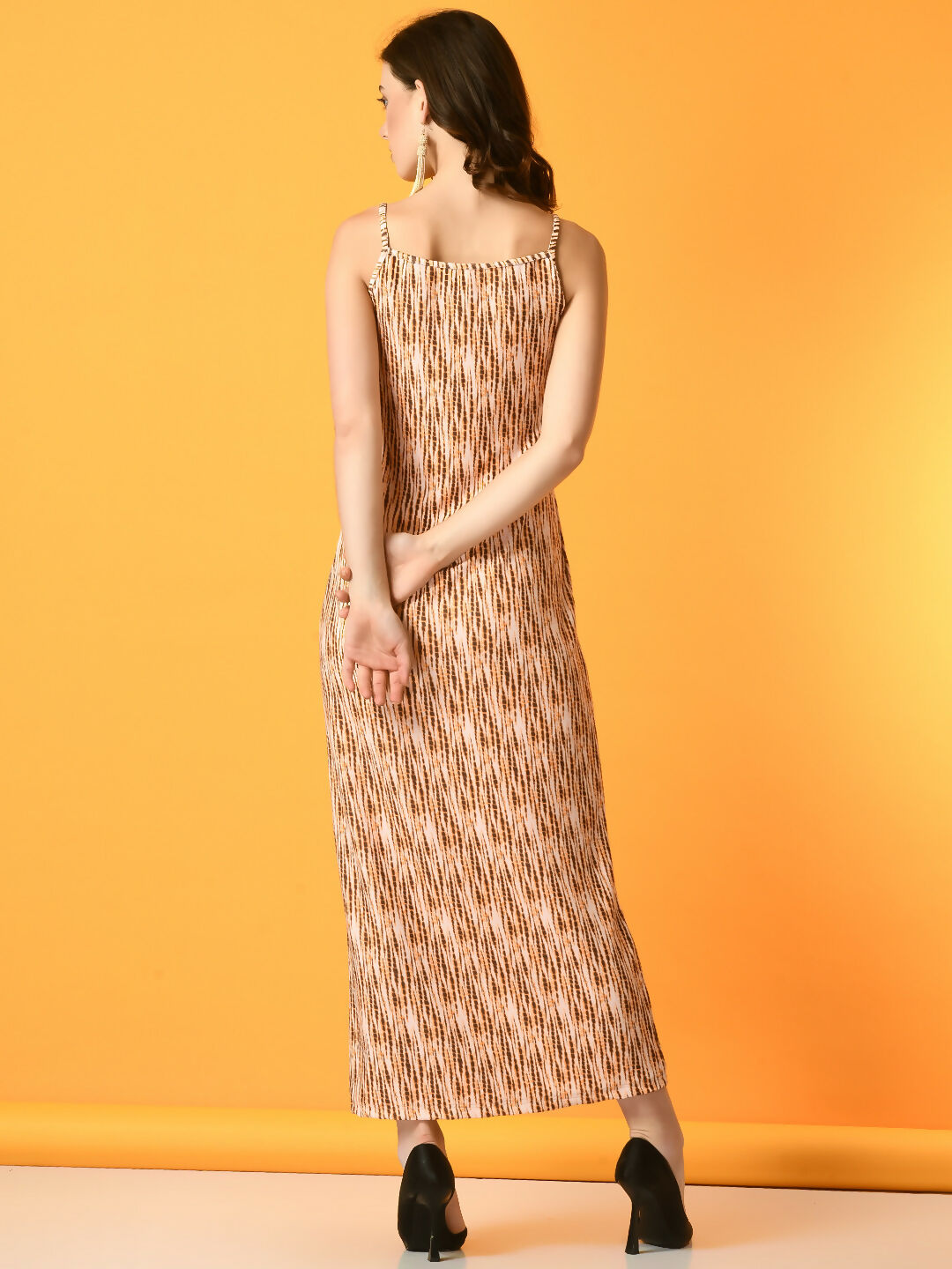 Myshka Women's Multi Printed Party Dress