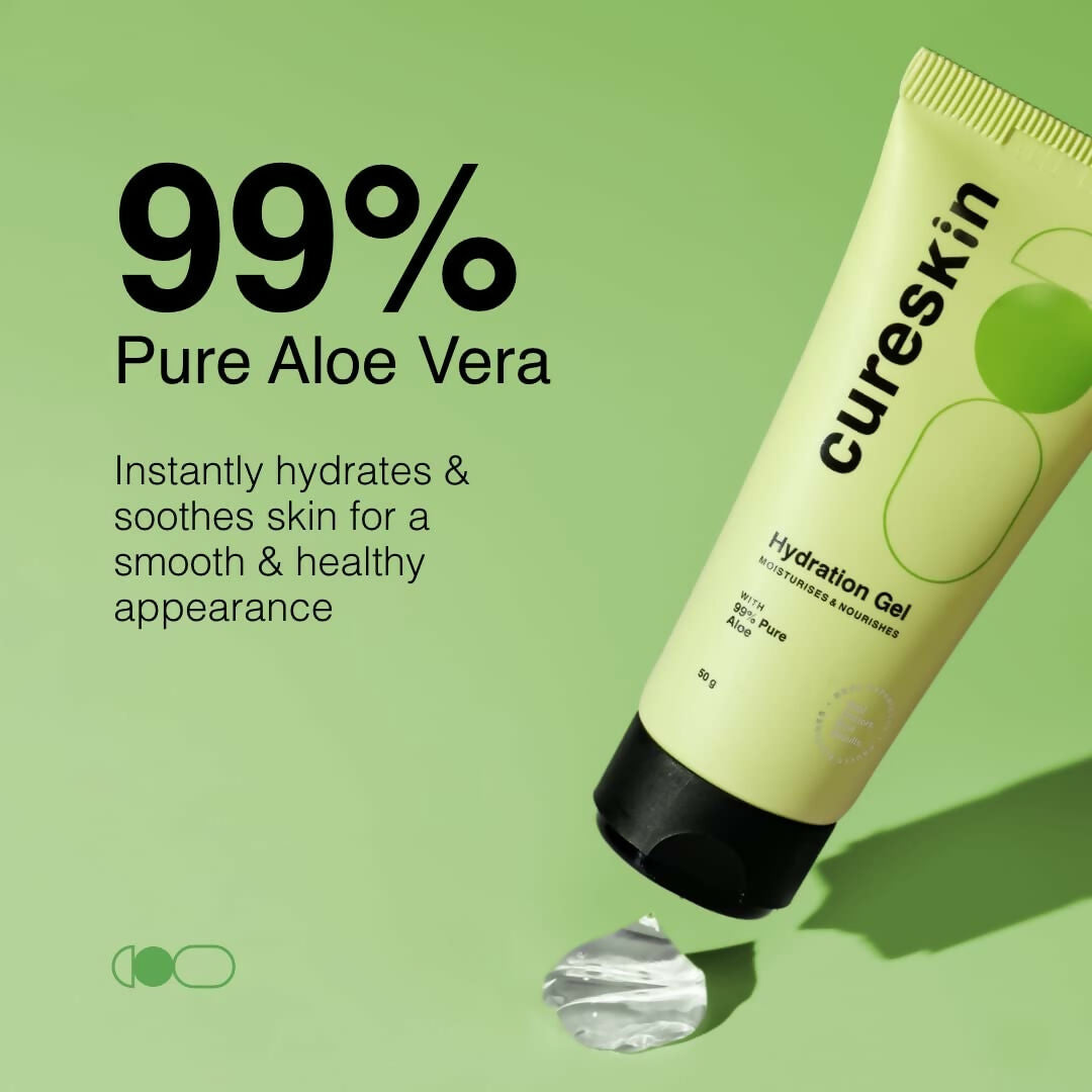 Cureskin Hydration Gel 99% Pure Aloevera 