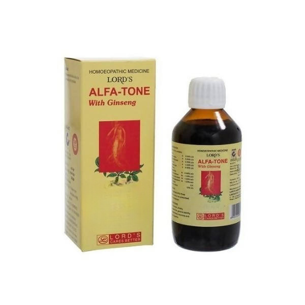 Lord's Homeopathy Alfa-Tone With Ginseng 