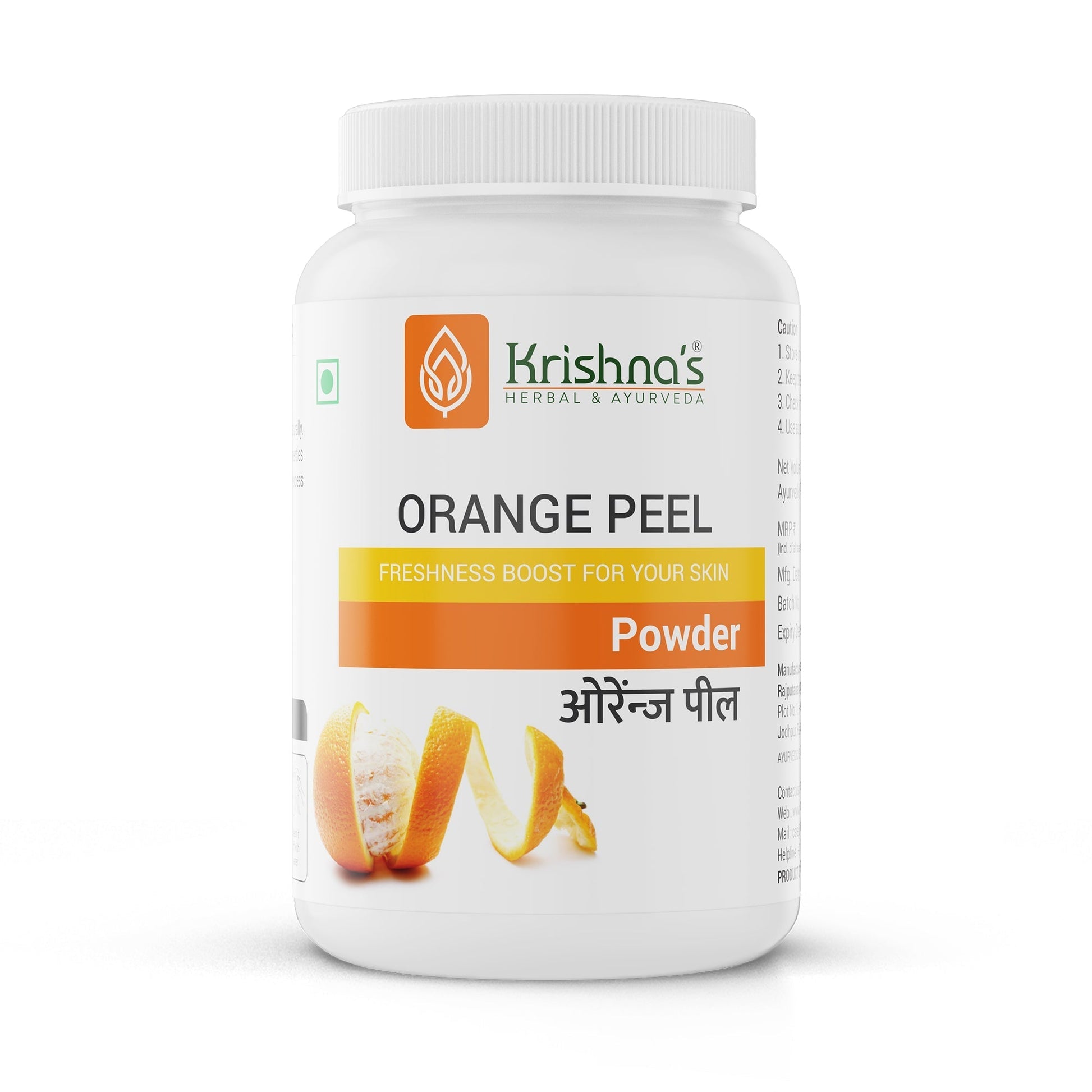 Krishna'S Herbal & Ayurveda Orange Peel Powder 