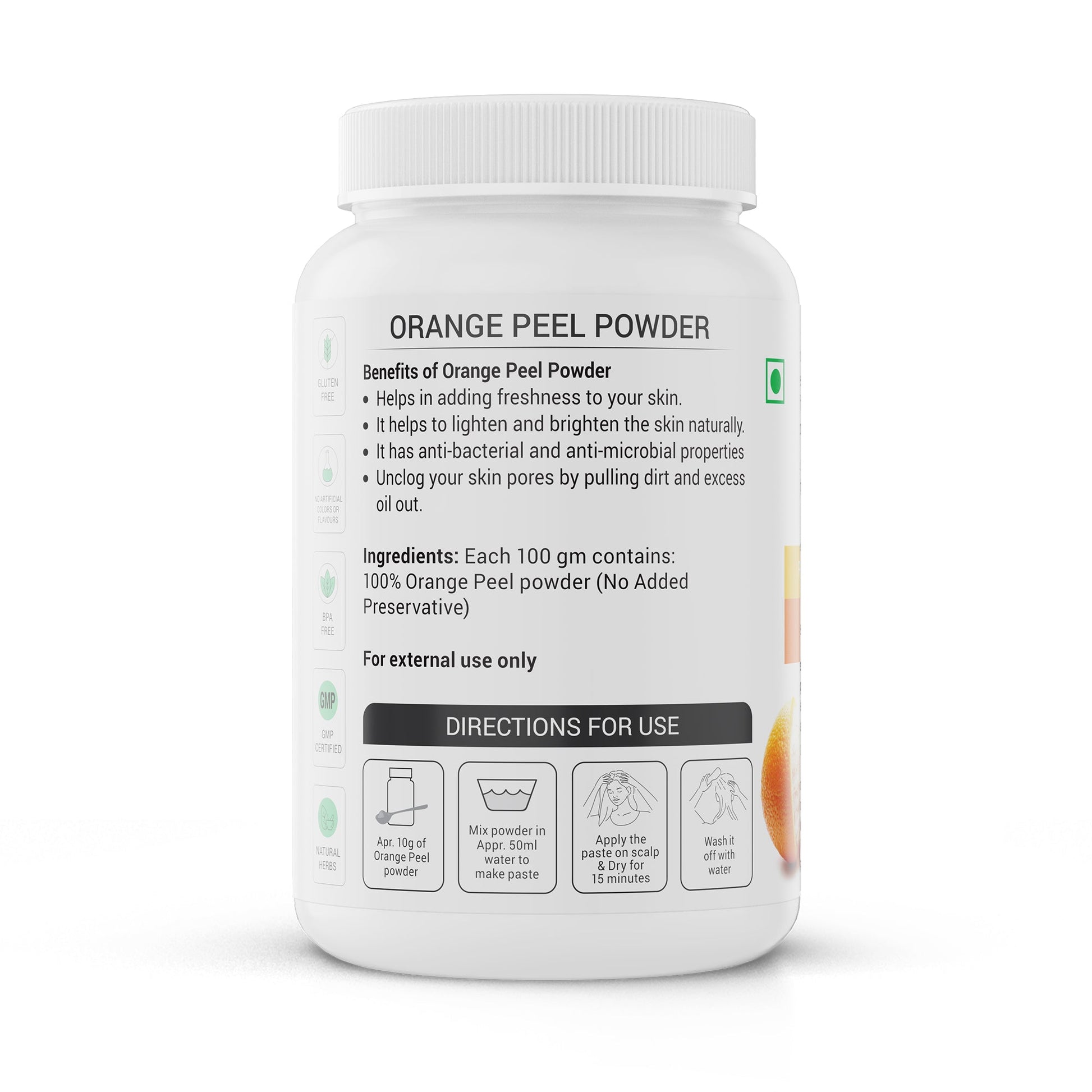 Krishna'S Herbal & Ayurveda Orange Peel Powder 