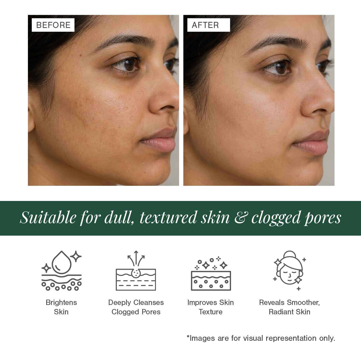 Certified Organic Brightening Enzyme Cleanser Fortified with Rice + Hydrolysed Wheat Protein 
