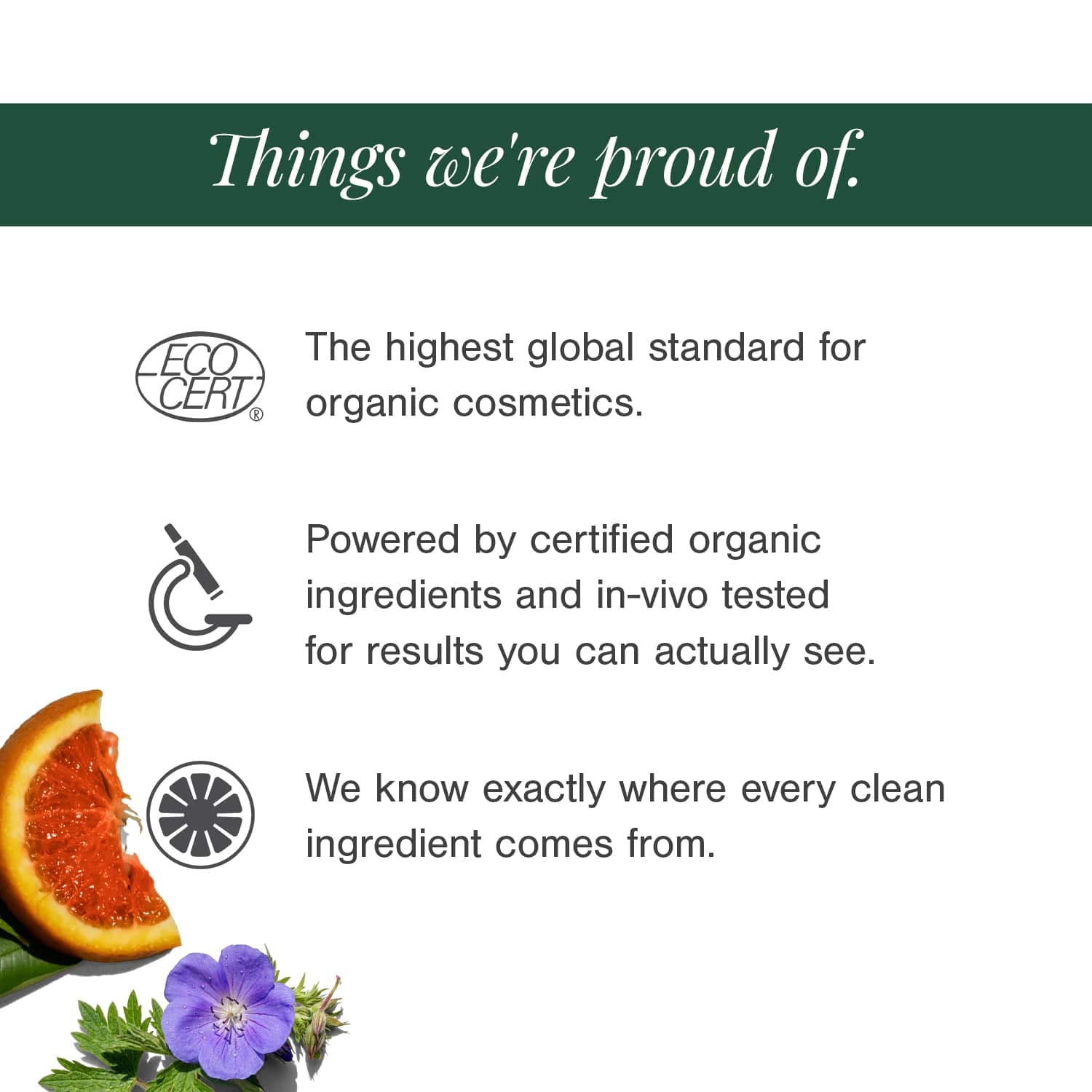 Organic Deodorant Fortified with Blood Orange + Geranium 