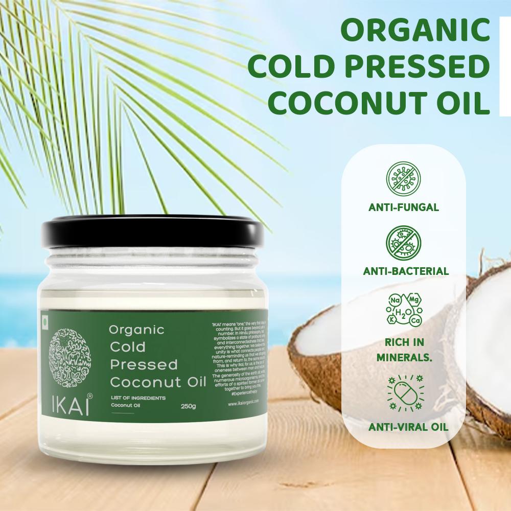 IKAI Organic Cold Pressed Coconut Oil 