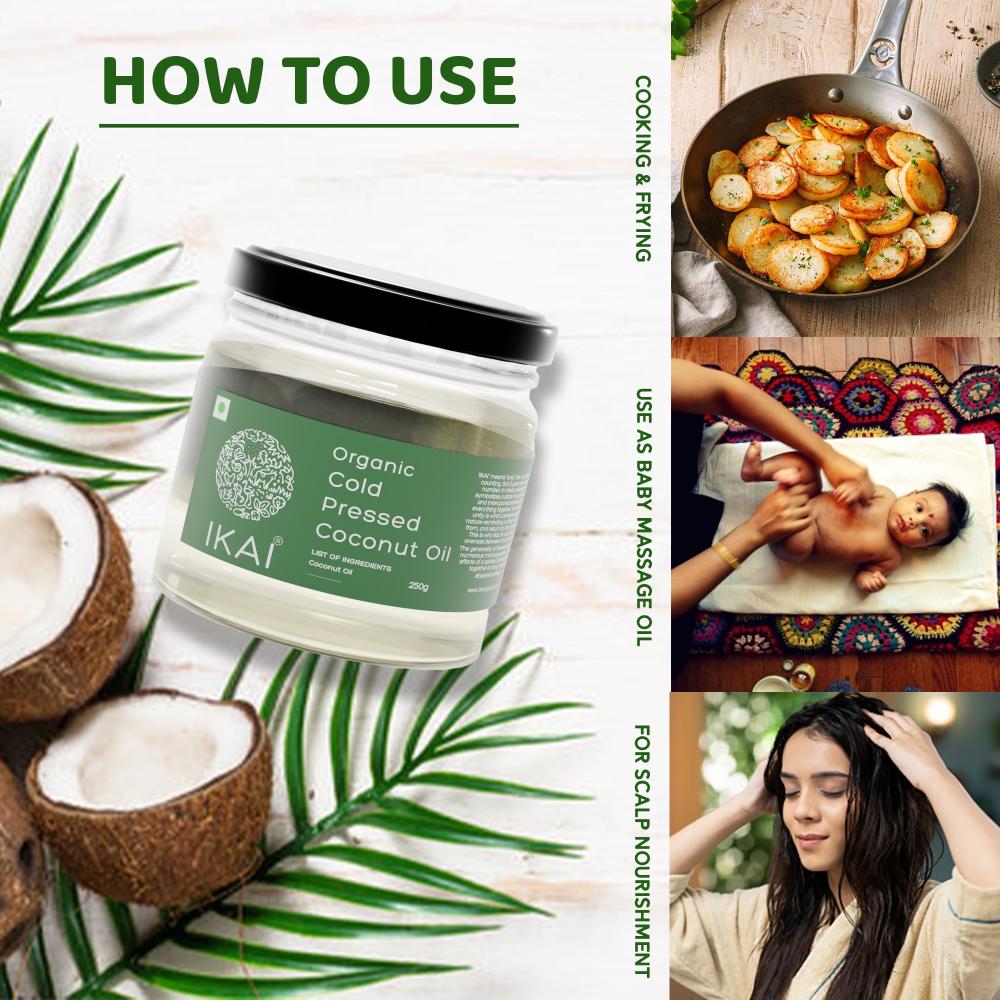 IKAI Organic Cold Pressed Coconut Oil 