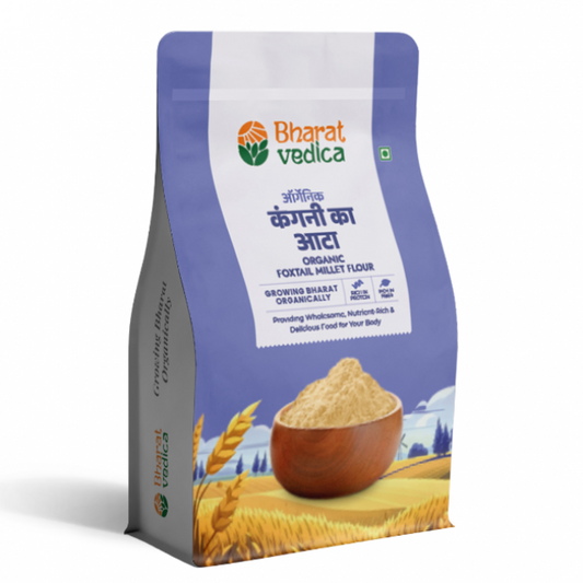Bharat Vedica Organic Foxtail Millet Flour - Organic kangani ka Atta