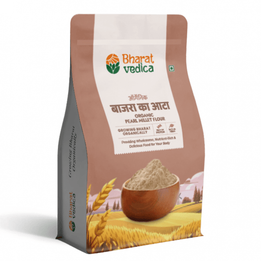 Bharat Vedica Organic Pearl Millet Flour - Organic Bajra ka Atta