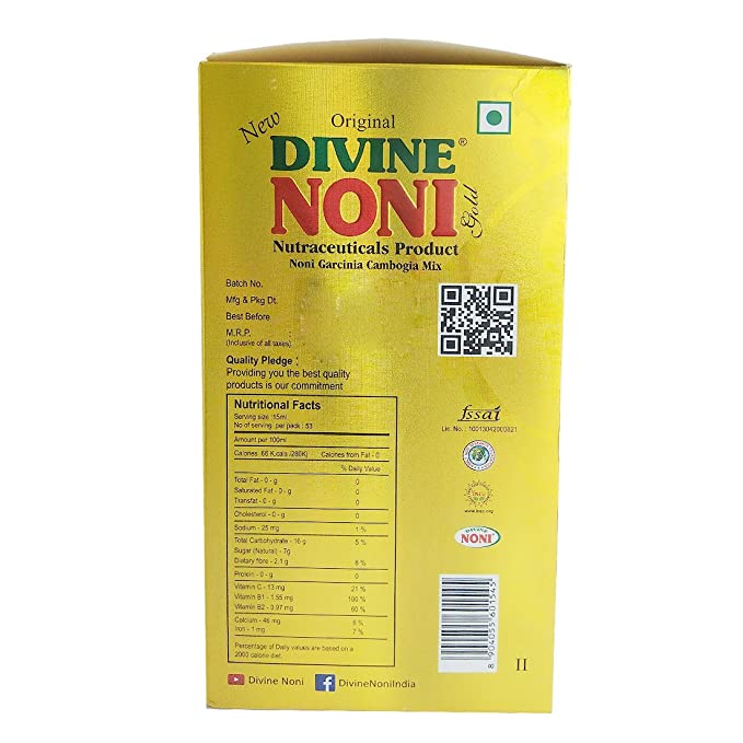 Original Divine Noni Nutraceuticals Product 