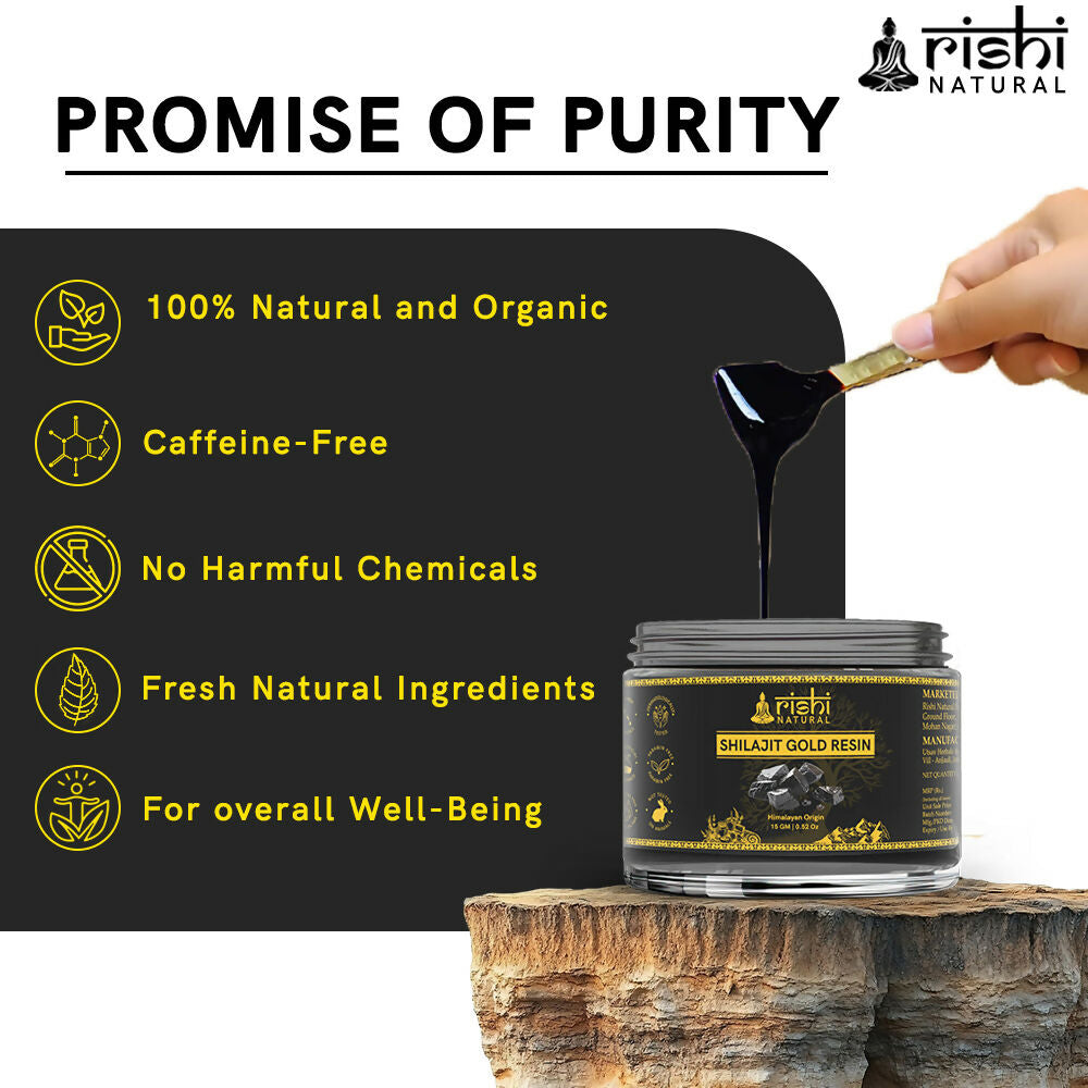 Rishi Natural Himalayan SJ Gold Resin 