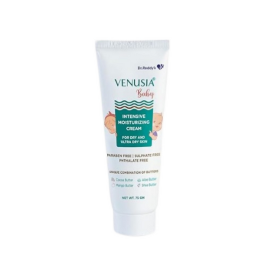 Dr. Reddy's Venusia Baby Intensive Moisturizing Cream | For Dry & Ultra-Dry Skin | Paraben & Sulphate-Free 