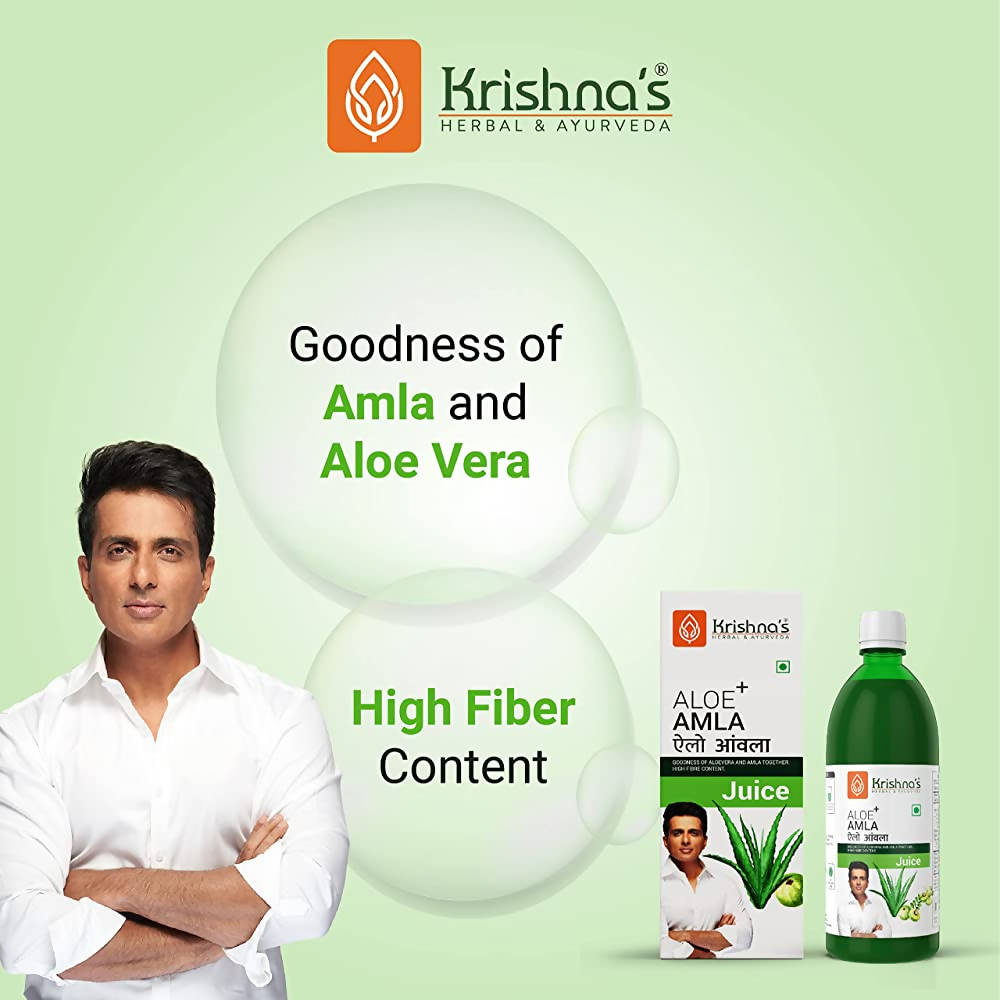 Krishna's Herbal & Ayurveda Aloe+ Amla Juice 