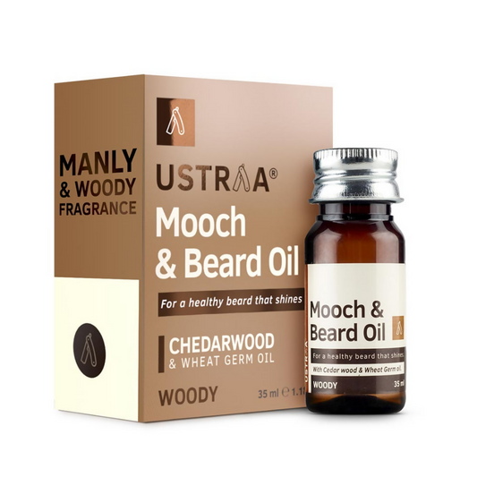 Ustraa Woody Mooch and Beard Oil | Grab2Buy