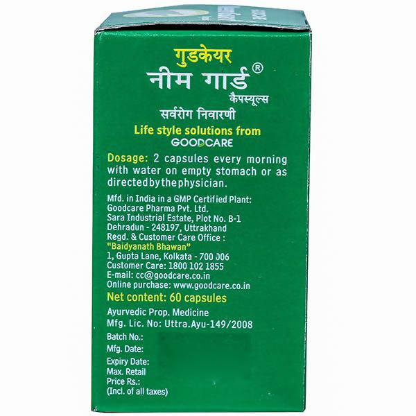 Goodcare Neem Guard Capsules - Limited Time Offer Genie India