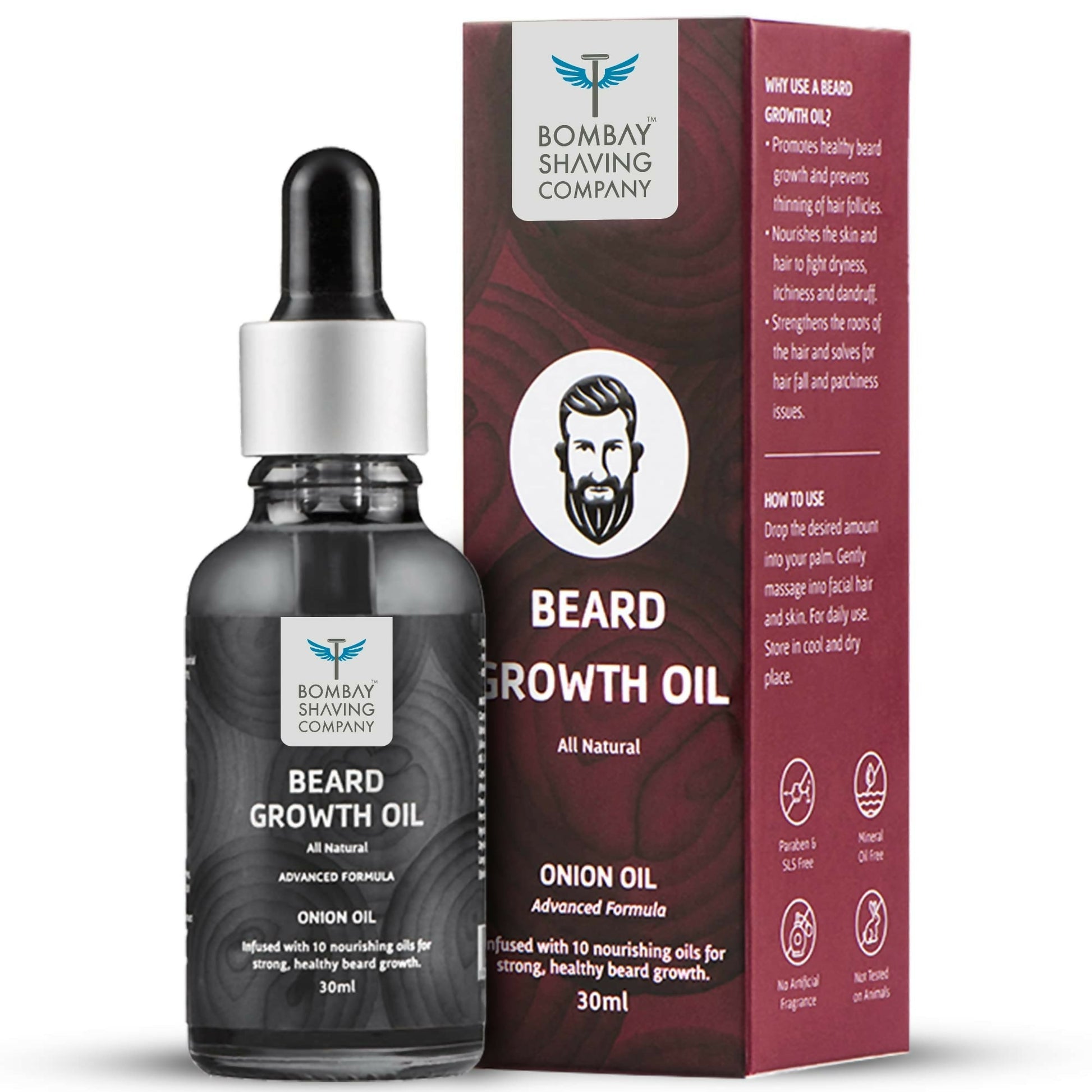 Bombay Shaving Company Beard Growth Onion Oil  Grab2Buy Bombay Shaving Company Grab2Buy