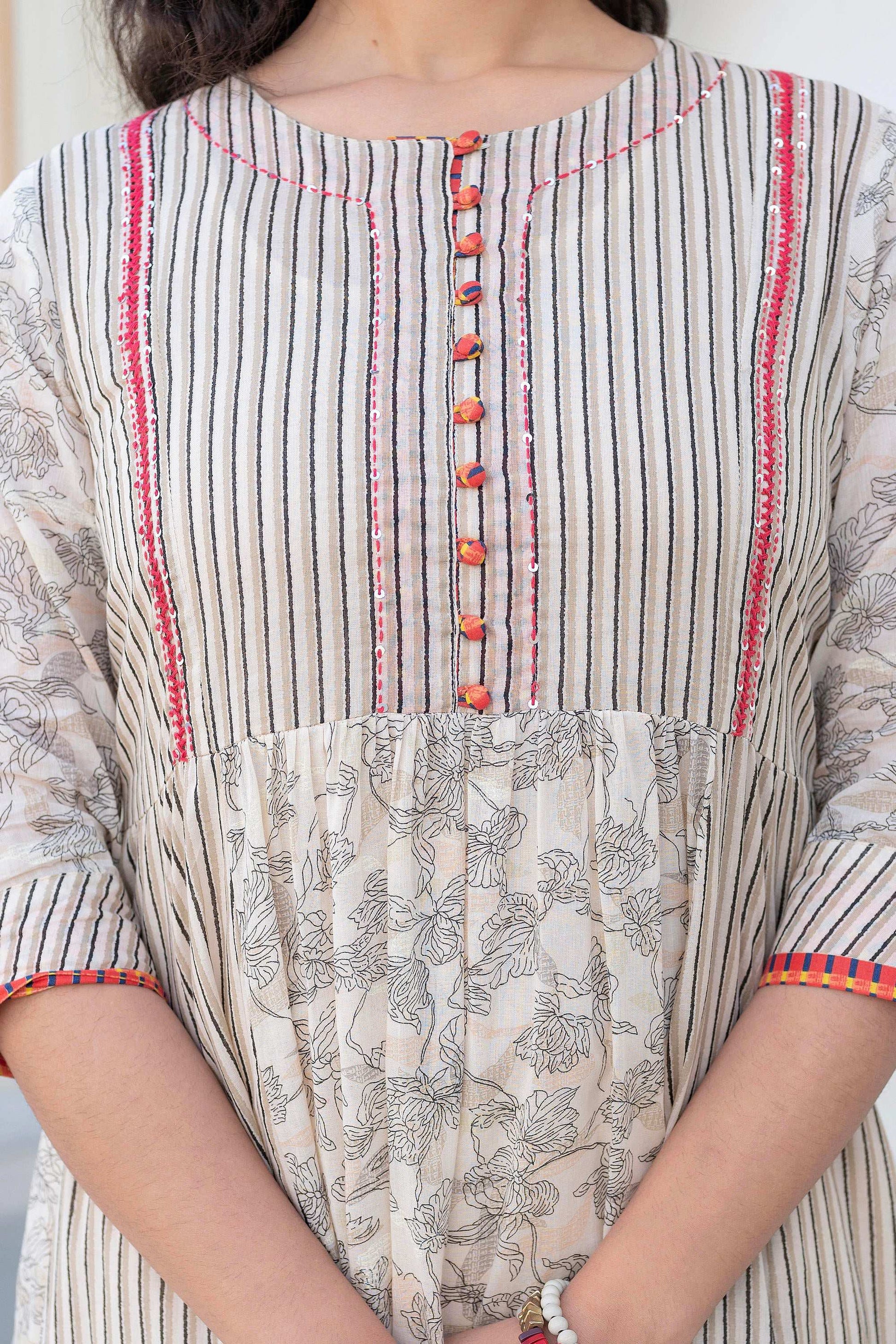 Juniper Women Printed Kurta and Palazzo Set