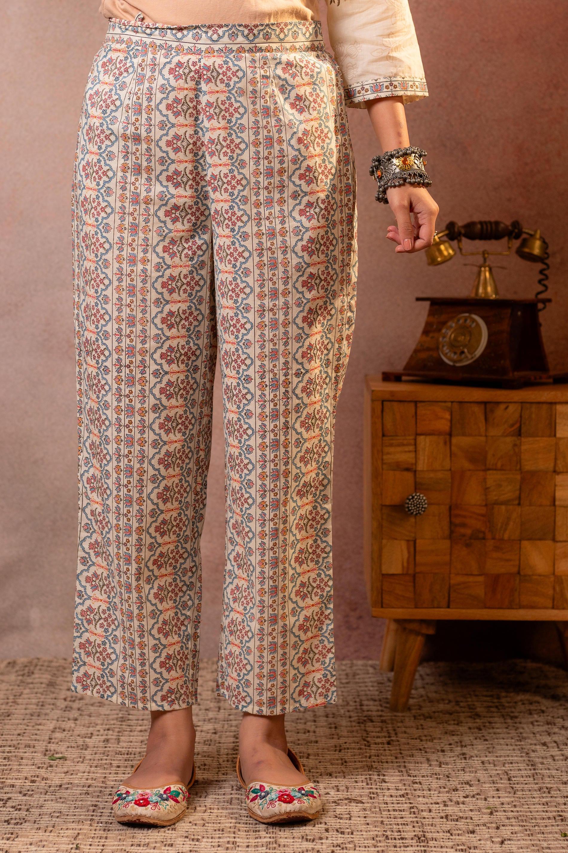 Juniper Off-White Blossom Printed Co-ord Set