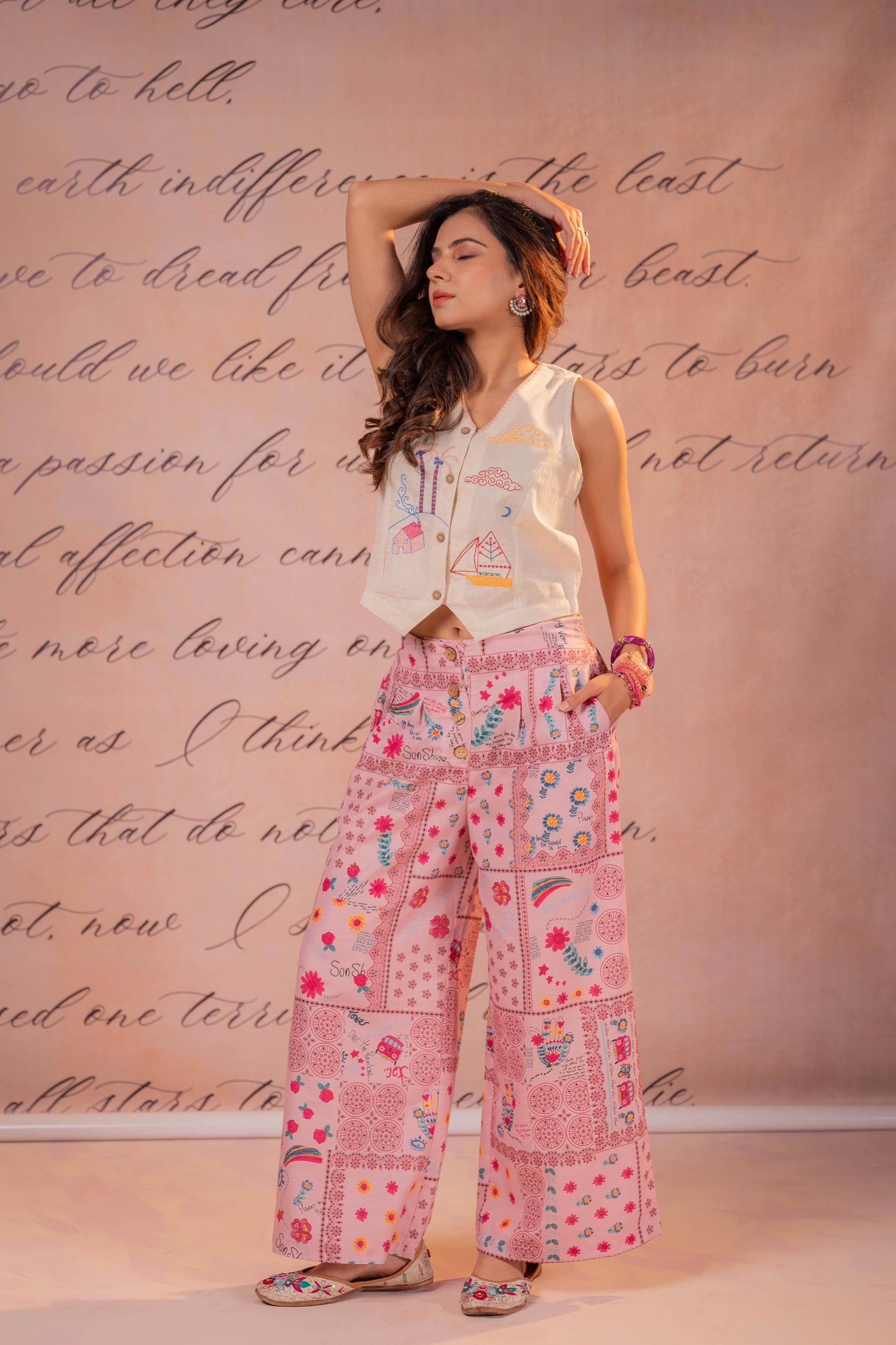 Juniper Folk Scribble Garden Co-Ord Set