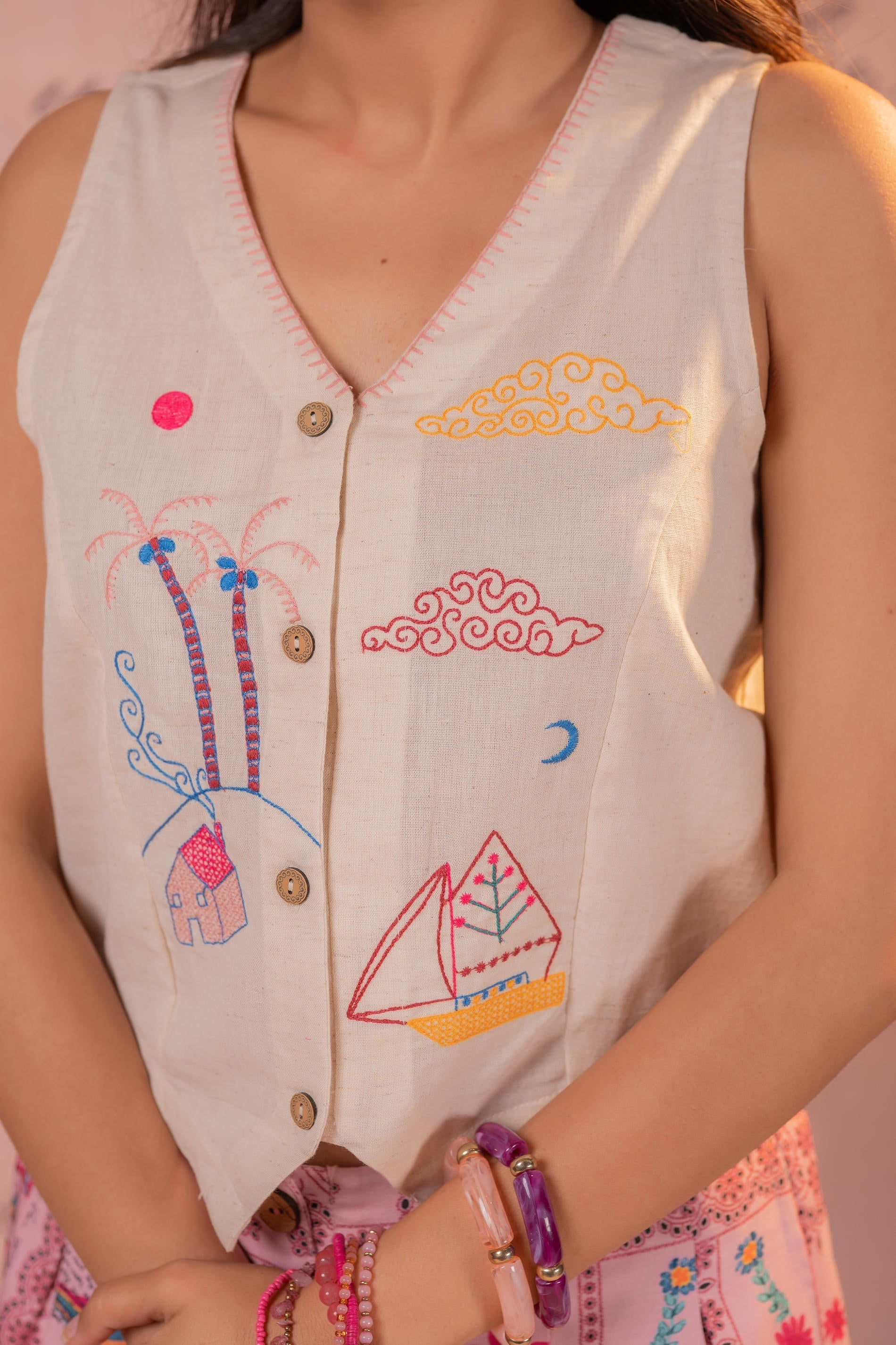 Juniper Folk Scribble Garden Co-Ord Set