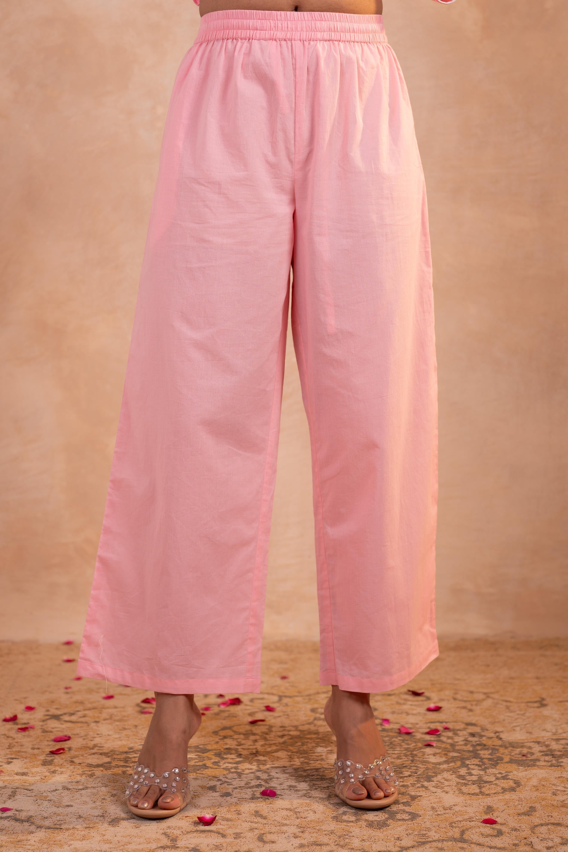 Juniper Blush Noor Printed Kurta Pant And Dupatta Set