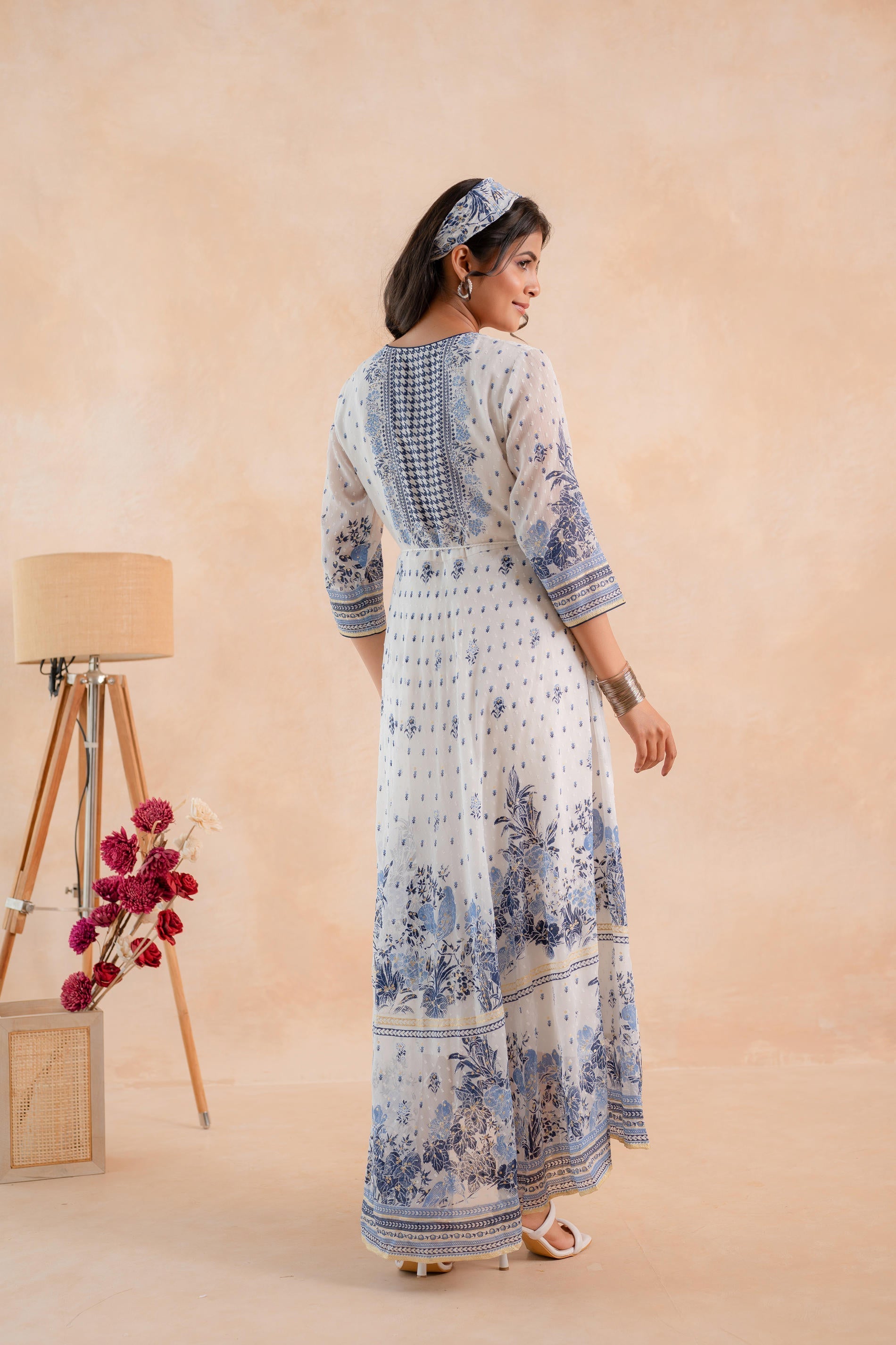 Juniper Gulnaar Neel Garden Panelled Dress
