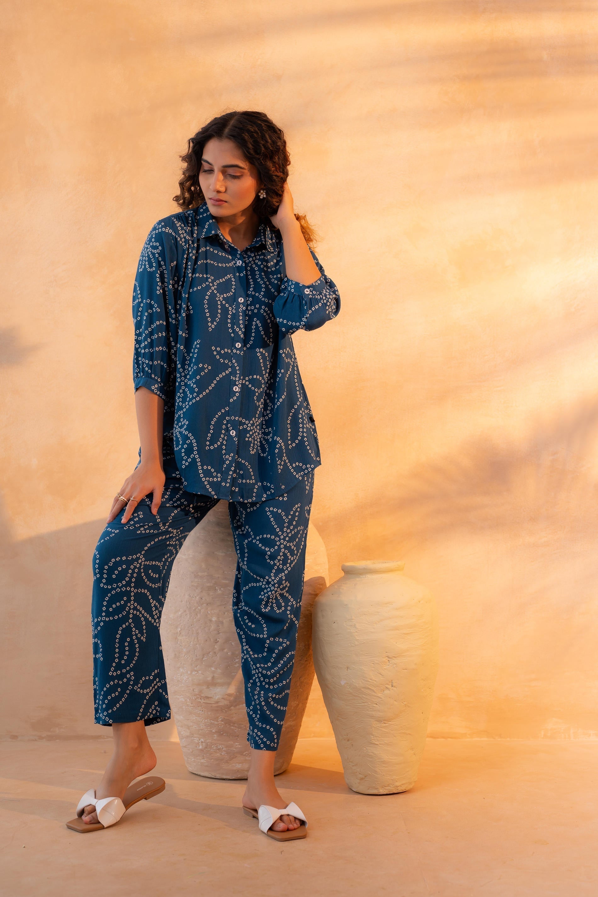 Juniper Indigo Whisper Co-Ord Set