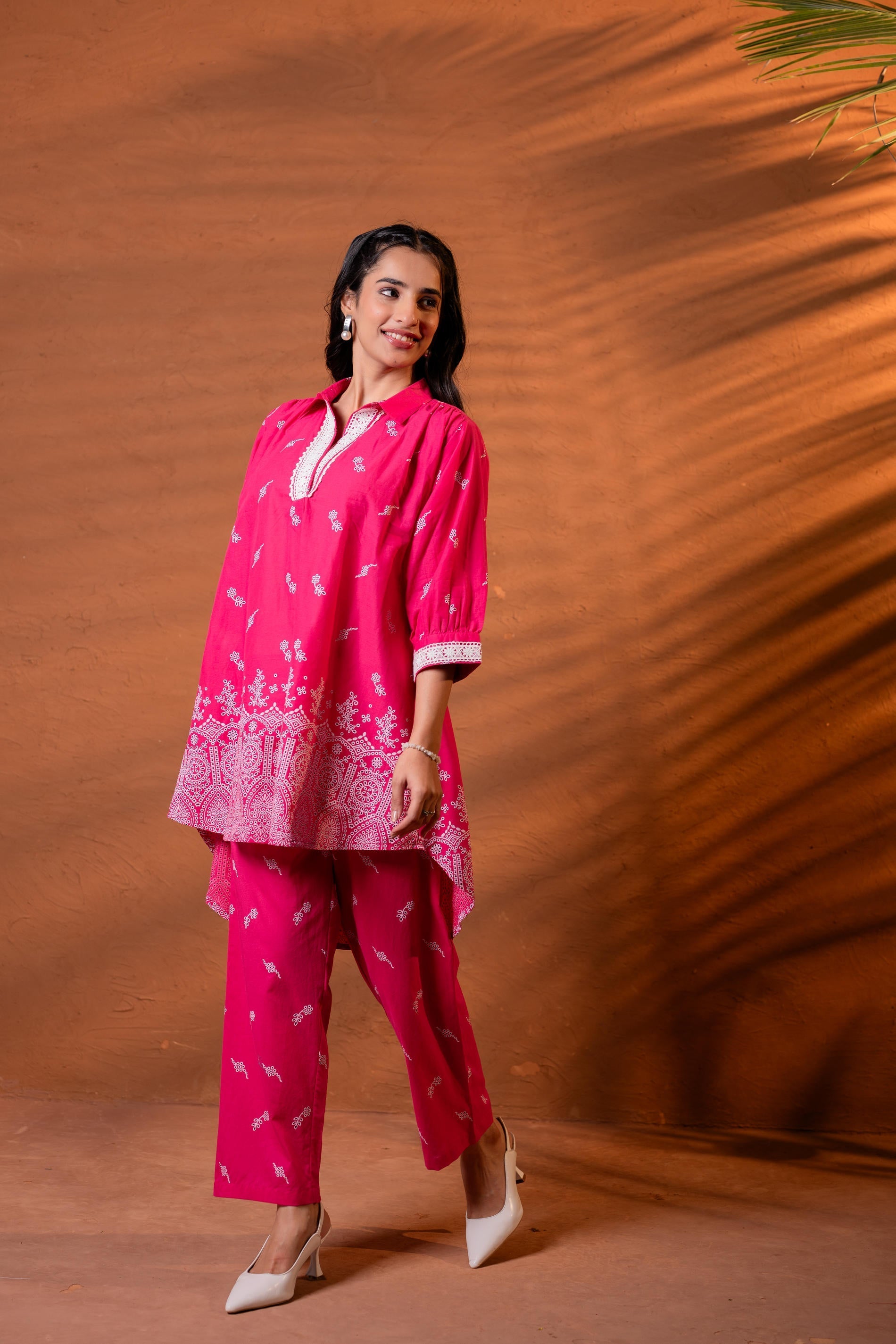 Juniper Gulnaar Festive Printed Kurta Set