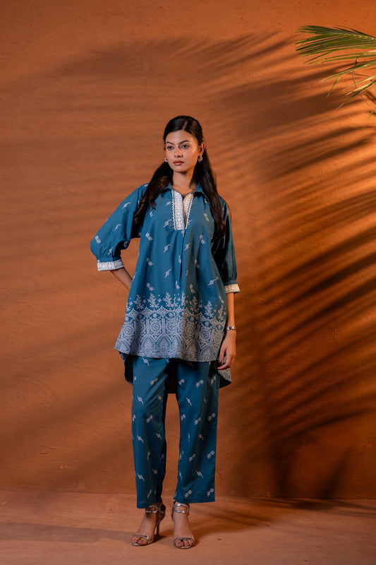 Juniper ArabianNight Festive Printed Kurta Set