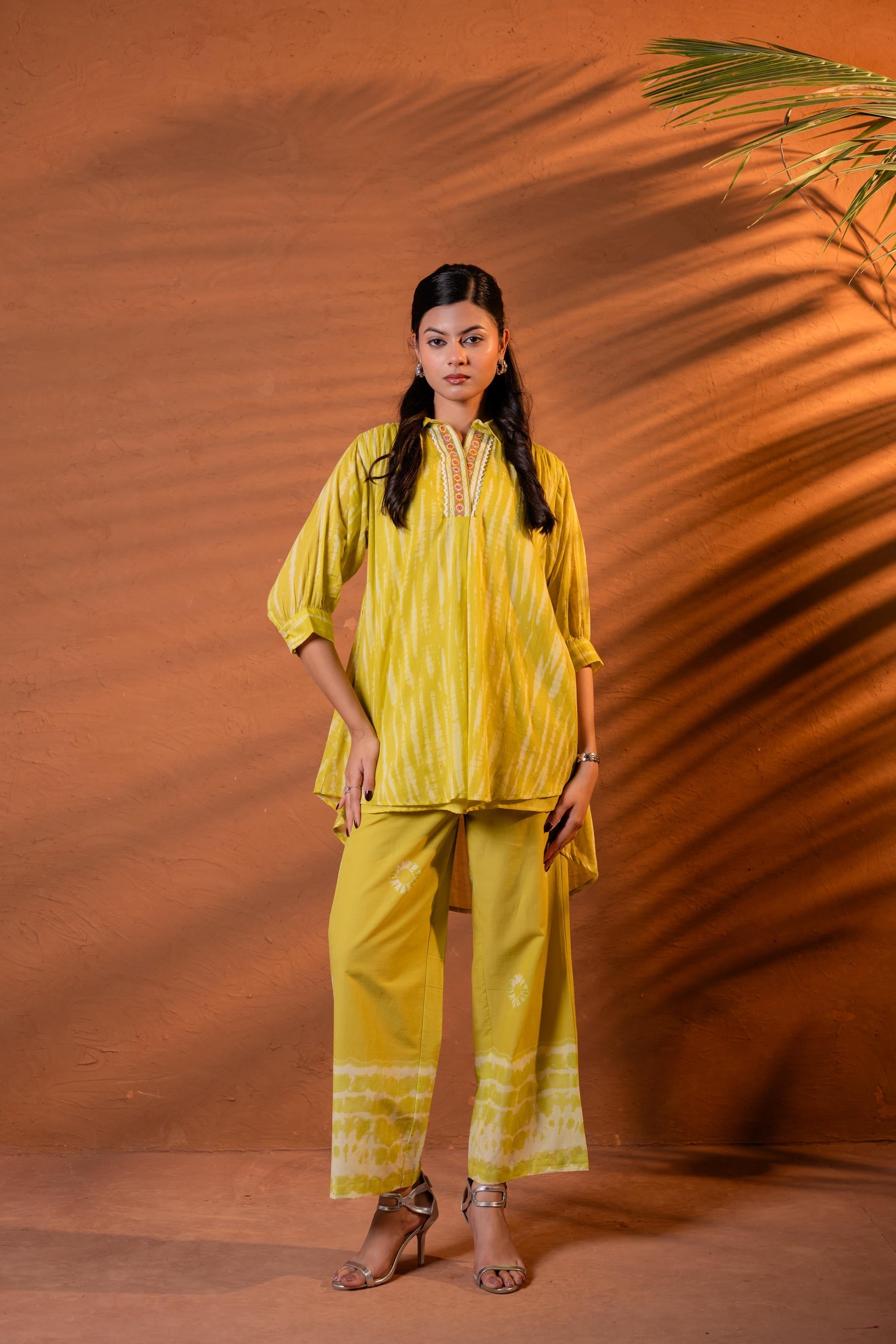 Juniper Sunshine ray lime Tunic Set