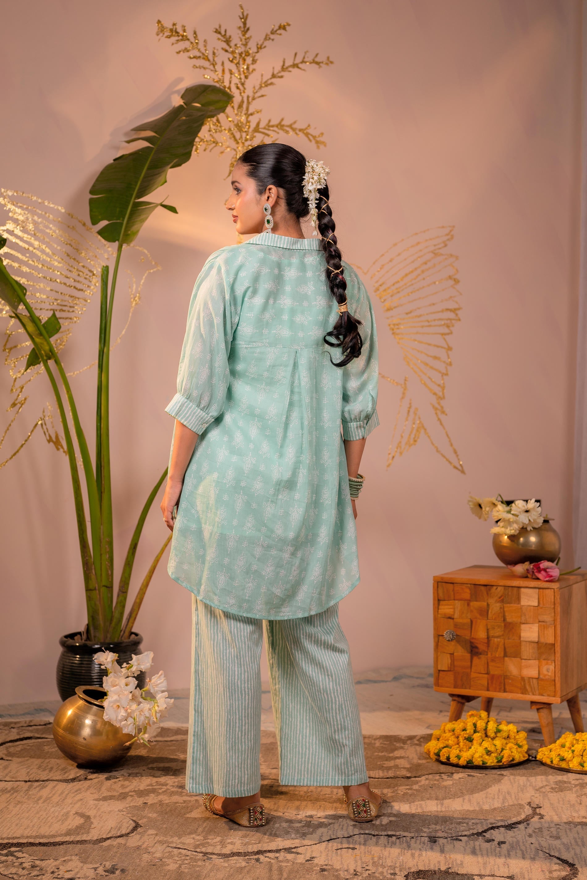 Juniper Mint Whisper Relaxed Co-ord Set