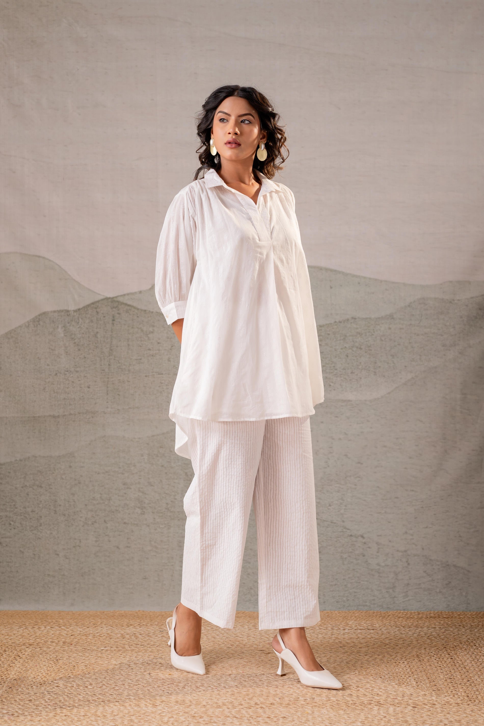 Juniper Cloud Whisper Relaxed Co-ord Set