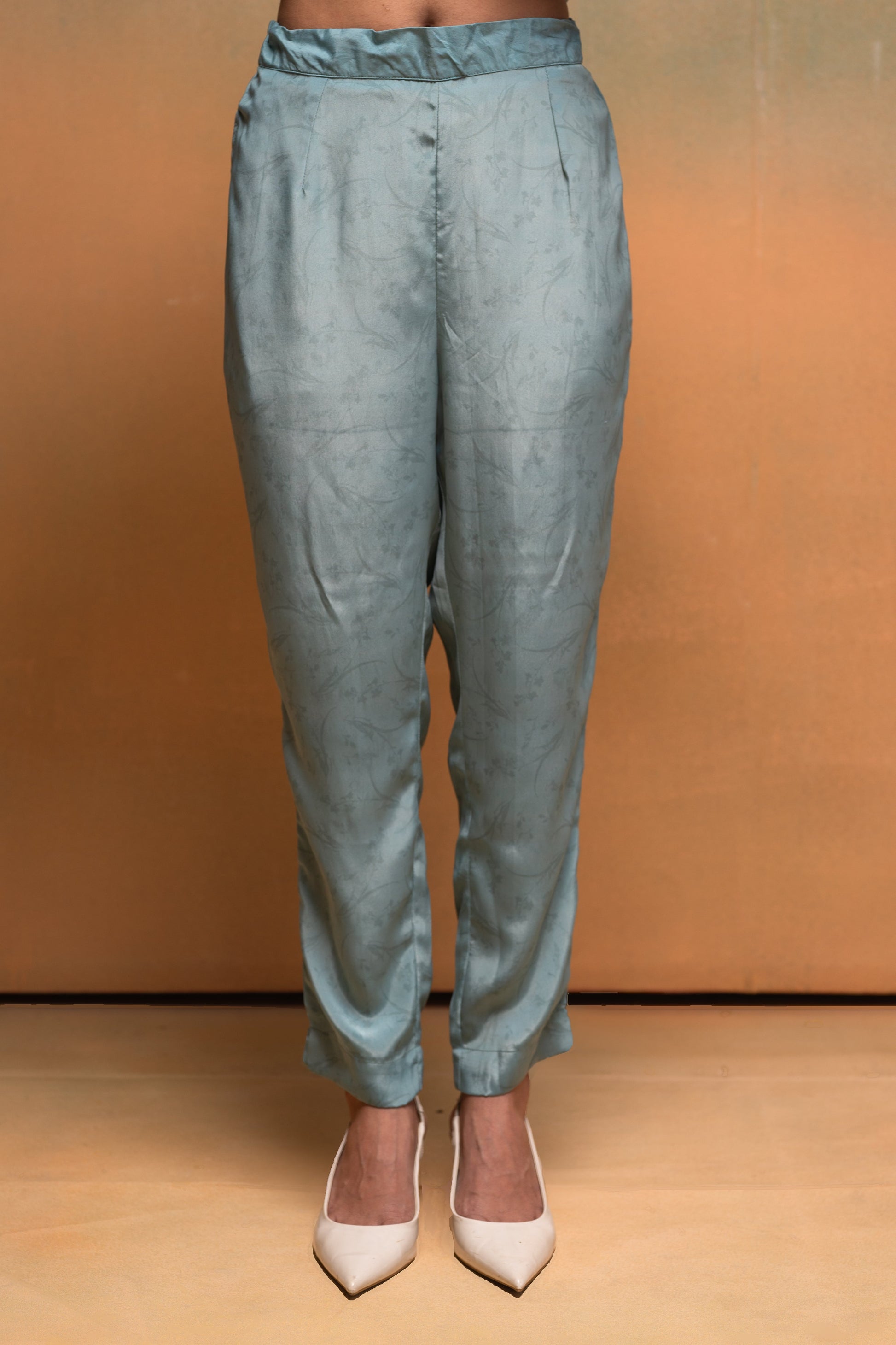 Juniper Mint Meadow Elegance Kurta Pant And Dupatta Set