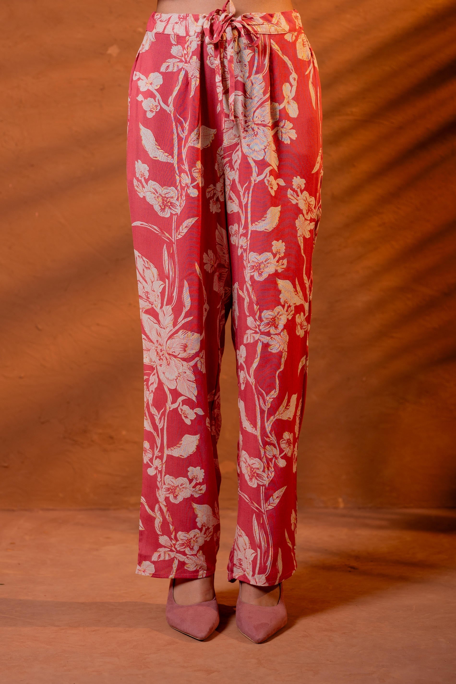 Juniper Women Relaxed Fit Floral Printed Co-Ord Set