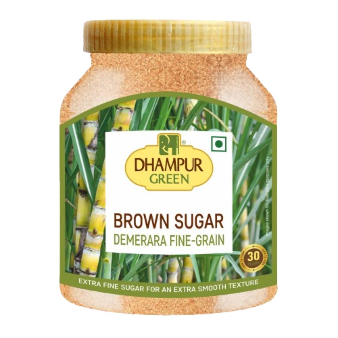 Dhampur Green Demerara Brown Sugar (Fine Grain) 