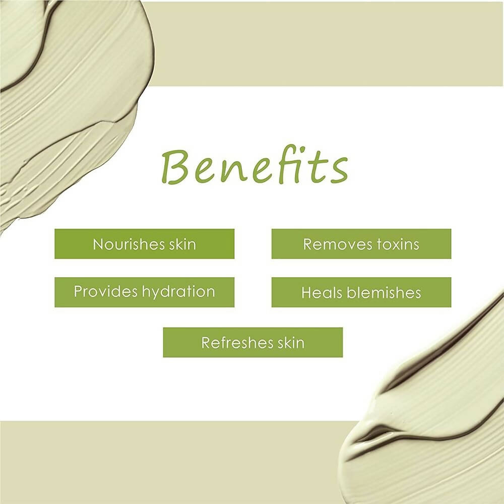 Vedic Naturals Green Clay With Aloe Vera Powder Peel Off Mask  Grab2Buy Vedic Naturals Grab2Buy