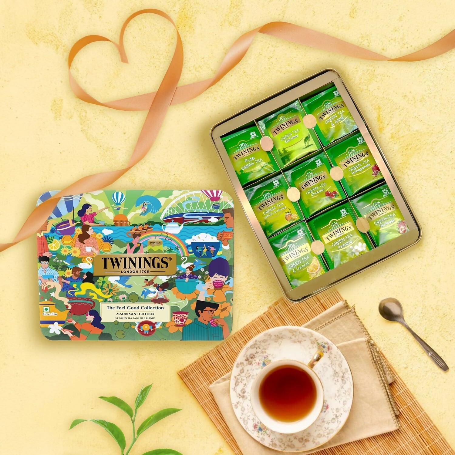 Twinings The Feel Good Collection Assortment Tea Gift Set 